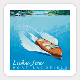 Port Sandfield Lake Joe Muskoka Canada Sticker